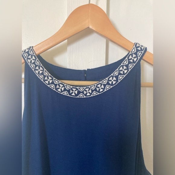 ADRIANNA Papell boho tank top Large - Picture 2 of 8